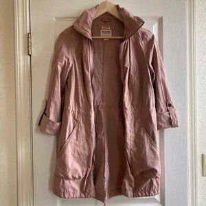 Mossimo Dusty Rose Rain Jacket - Sz Sm